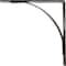 Ekena Millwork Morris Steel Bracket, Antiqued Bronze 3"W x 16"D x 16"H BKTM03X16X16MOABZ - alternate 2
